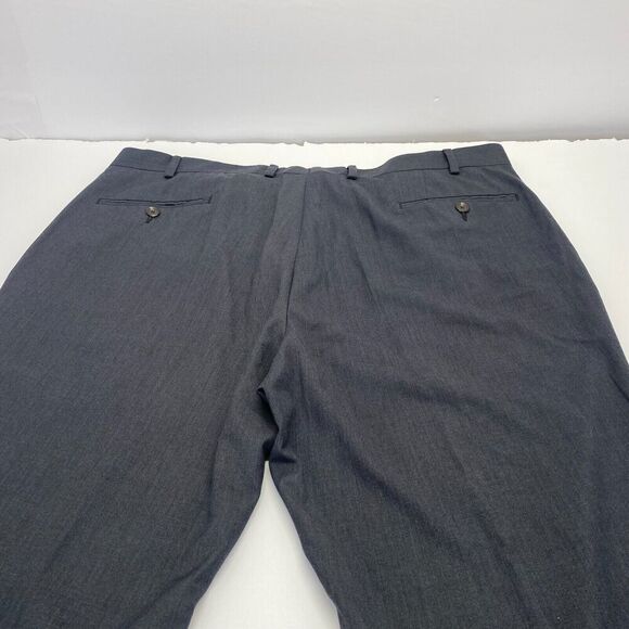 Lauren Ralph Lauren Pants Mens Size 40x30 Gray Dress pant Flat Front Mid Rise - Picture 3 of 11